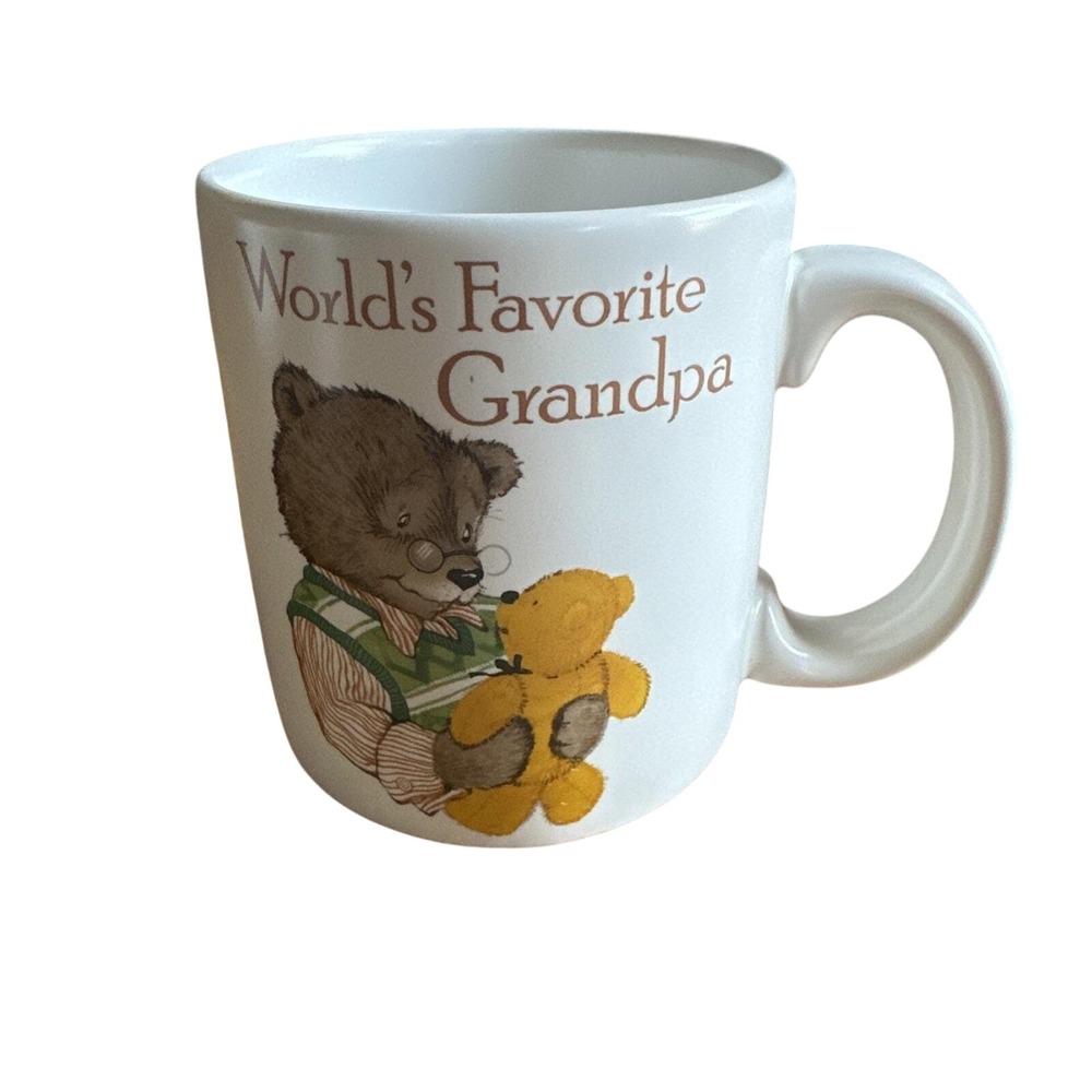 Vintage American Greetings Designers Collection Mug World's Favorite‎ Grandpa